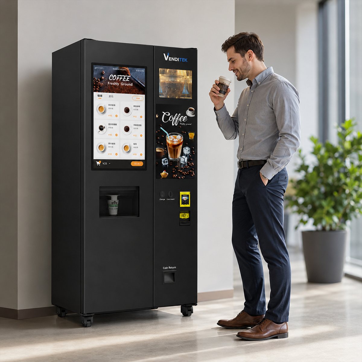 Café de spécialité en bureau / coworking